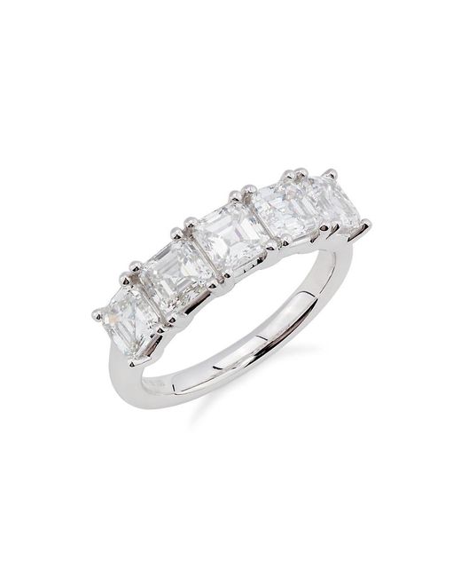 Saks Fifth Avenue White 14K & 3.25 Tcw Lab-Grown Diamond Ring