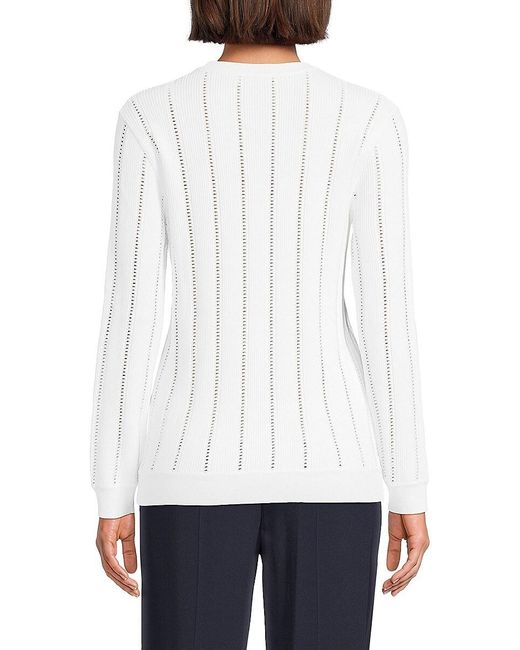 Valentino White Crewneck Sweater