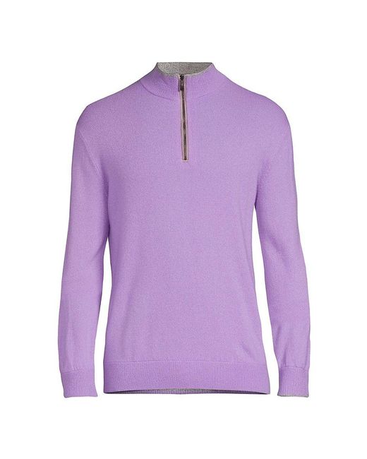 Greyson Sebonack Wool & Cashmere Sweater in Purple for Men Lyst