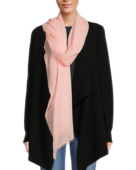 Bruno Magli Black Cashmere Blend Scarf