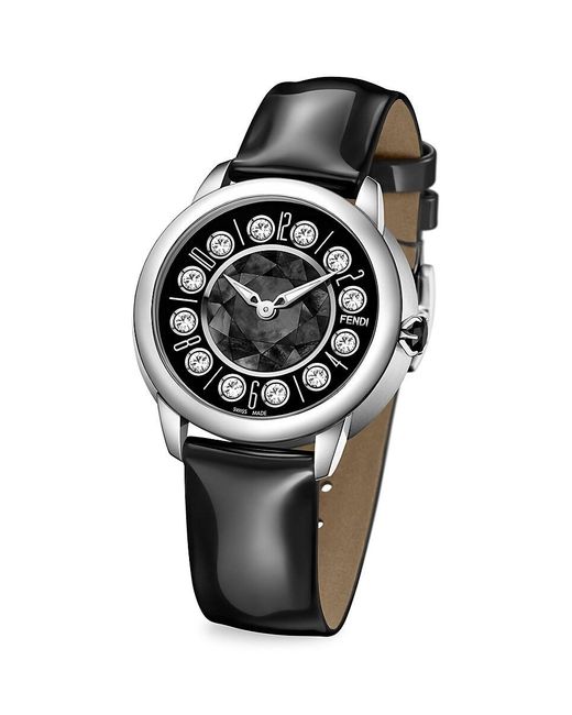 Fendi Black Ishine Watch