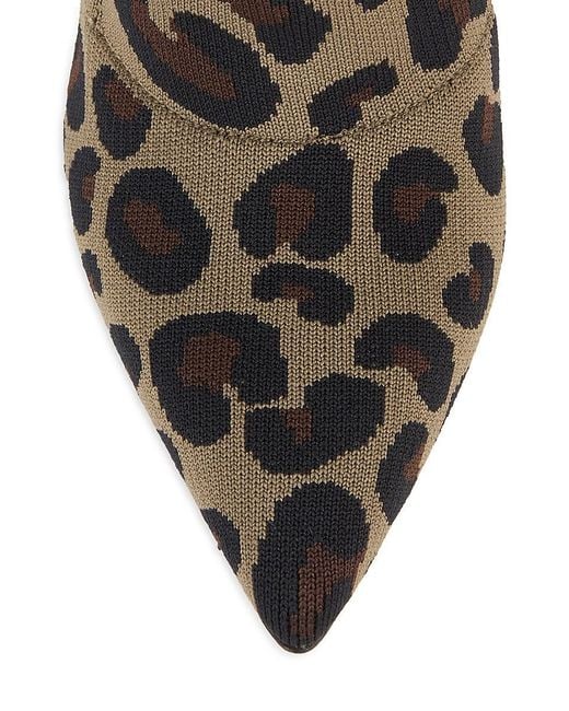 Gianvito Rossi Black 100mm Leopard-print Textile Over-the-knee Boots