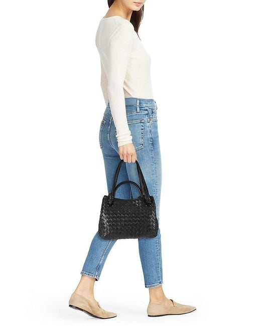 Walter Baker Purple Mini Hazel Leather Tote