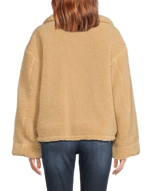 Levi's Natural Faux Shearling Reversible Jacket