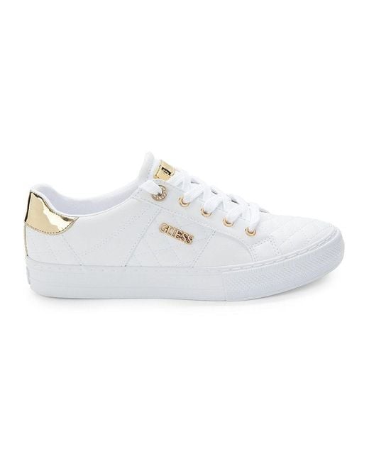 Prada White Quilted Leather Low Top Sneakers Size 36.5 Prada | TLC