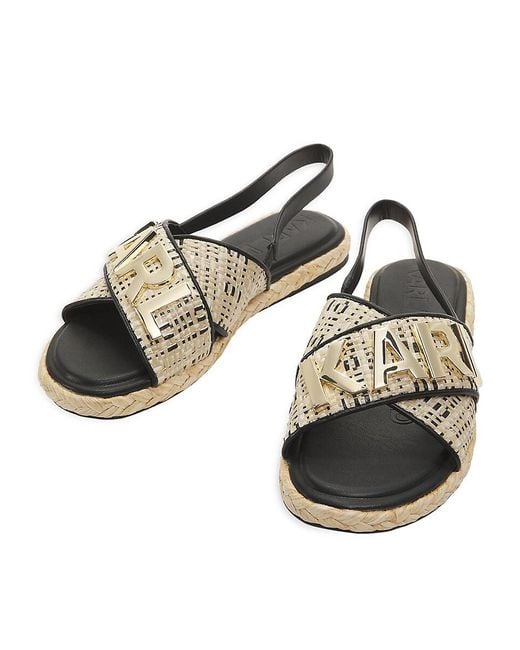 Karl Lagerfeld Multicolor Charla Slingback Sandal