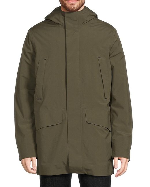 Save The Duck Green Yotam Hooded Parka for men
