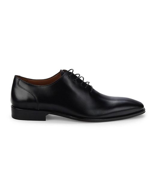 Mezlan Chiseled-toe Leather Derbys in Black for Men | Lyst