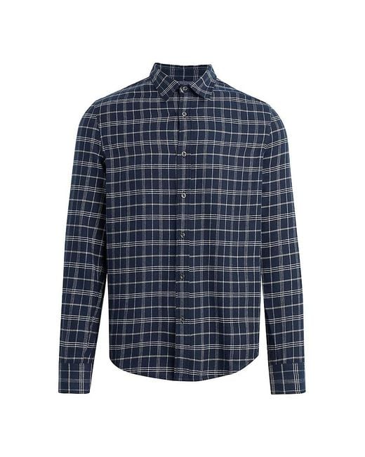 Joe's Jeans Blue The Classic Fit Oliver Flannel Shirt for men