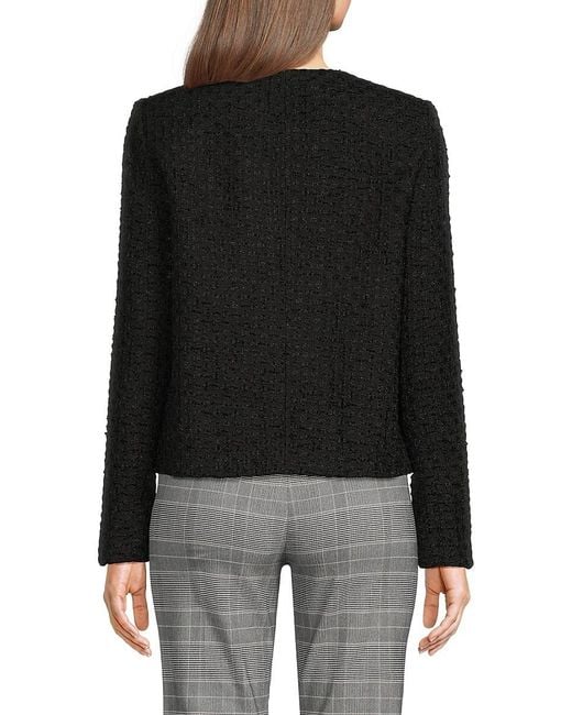 Calvin Klein Black Tweed Jacket