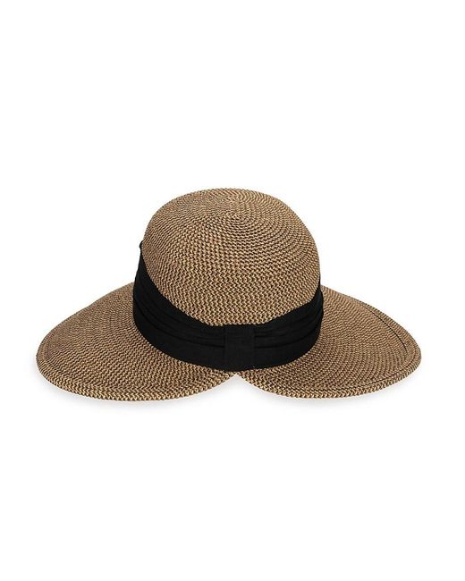 San Diego Hat Brown Bay Woven Sun Hat