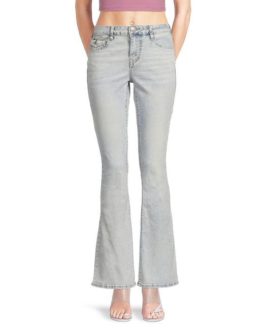 True Religion Gray Becca Bootcut Jeans