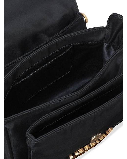 Moschino Black Fantasy Nylon Shoulder Bag