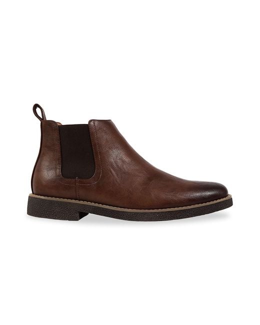 Deer Stags Rockland Chelsea Boots in Dark Brown (Brown) for Men | Lyst