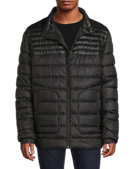 BOSS by HUGO BOSS Puffer Jacket in Black for Men Lyst