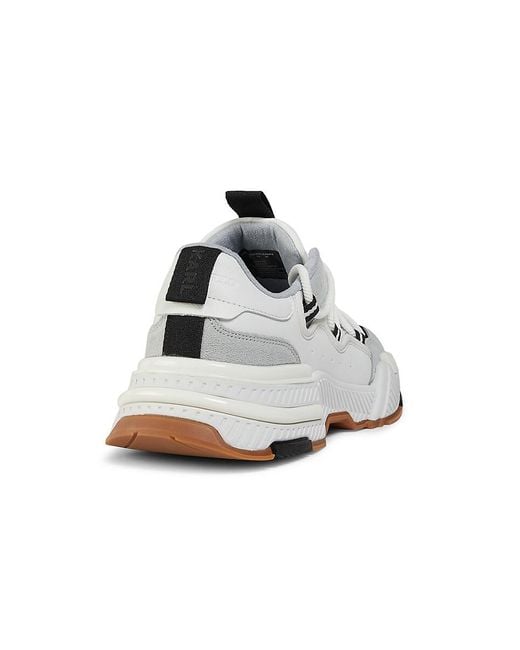 Karl Lagerfeld Black Logo Low-Top Sneakers for men