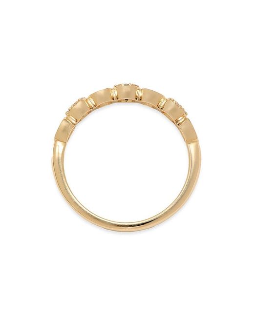 Saks Fifth Avenue Metallic 14k Yellow Gold & 0.10 Tcw Diamond Ring