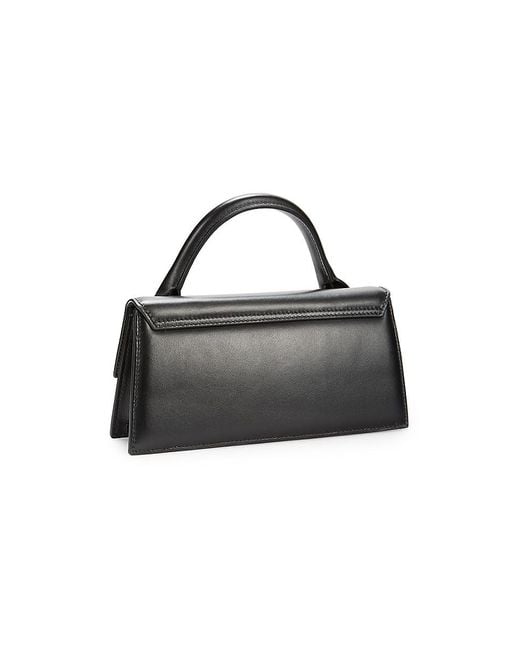 Jacquemus Black Logo Leather Shoulder Bag