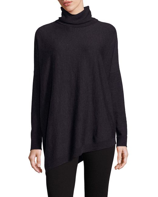 Eileen Fisher Merino Wool Asymmetrical 
