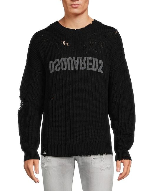 Dsquared shop black sweater