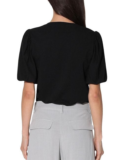 Walter Baker Pink Harley Puff Sleeve Top
