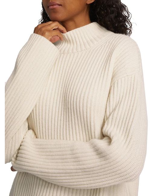 Twp Natural Macie Ribbed Cashmere Sweater
