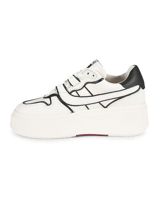 Ash Multicolor 51Mm Leather Platform Sneakers