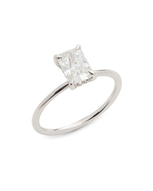 Saks Fifth Avenue White 14K & 1.25 Tcw Lab-Grown Diamond Ring
