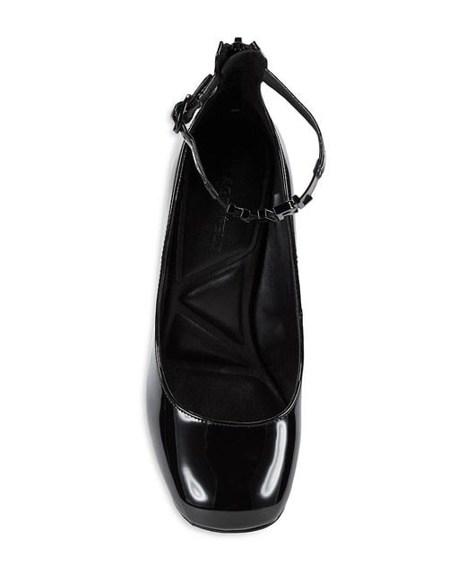 Karl Lagerfeld Black Pavla 90Mm Block Heel Pumps