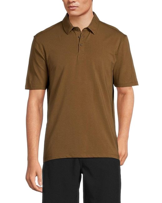 Kenneth Cole Brown 'Short Sleeve Polo for men