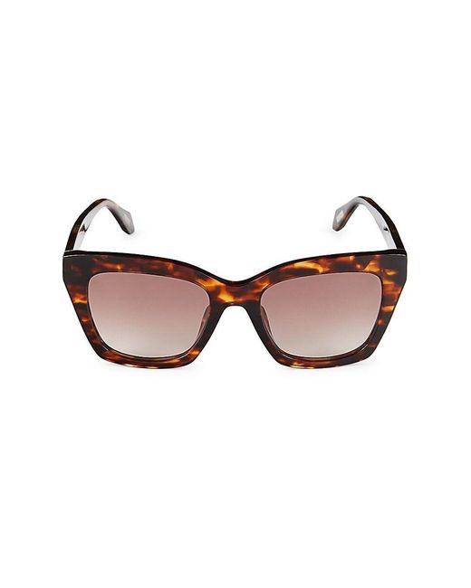Just Cavalli Brown 53mm Cat Eye Sunglasses