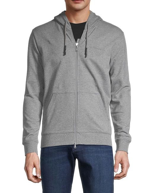 armani jeans zip hoodie
