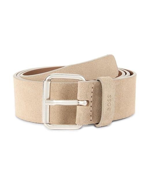 Boss Natural Serge Leather Belt for men