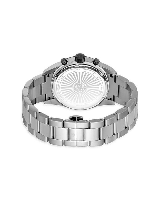 Roberto Cavalli Gray 42mm Stainless Steel Bracelet Chronograph Watch for men