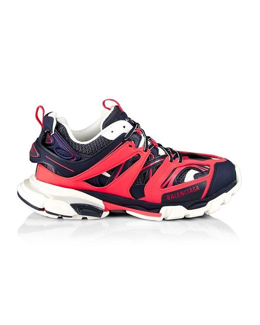 Balenciaga Track Lace up Chunky Sneakers in Blue for Men Lyst