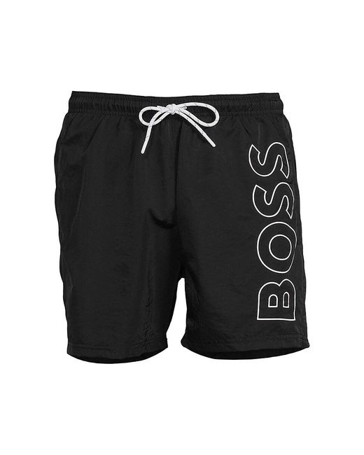 Boss Red Octopus Logo Swim Shorts for men