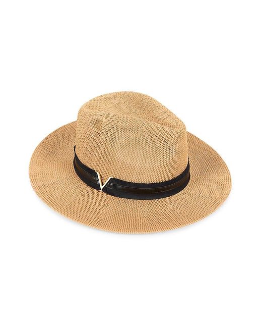 Vince Camuto Natural Textured Paper Panama Hat