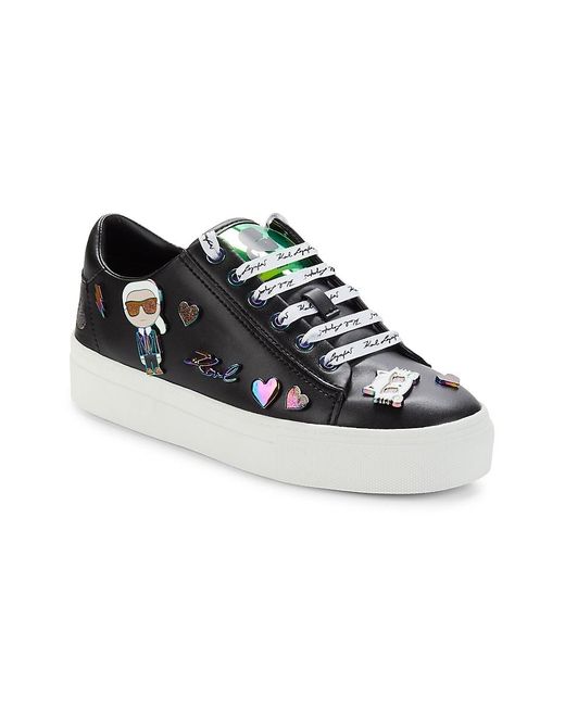 Tenis Karl Lagerfeld Cate Pins - Lace Up Nuevos Originales | Meses Sin