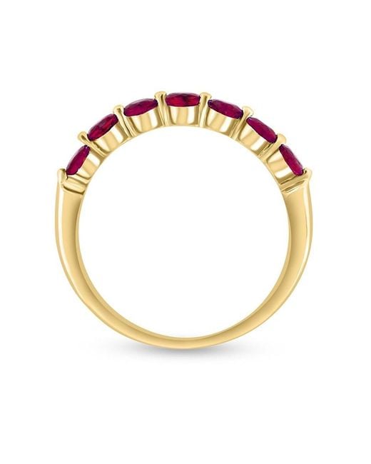 Saks Fifth Avenue Red 14K & Ruby Band Ring