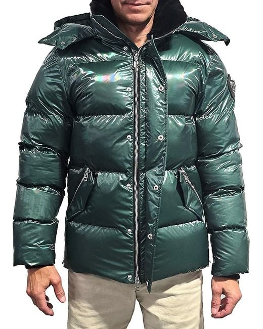 Woodpecker Men's Green Bumnester Heavy Weight Puffer Jacket
