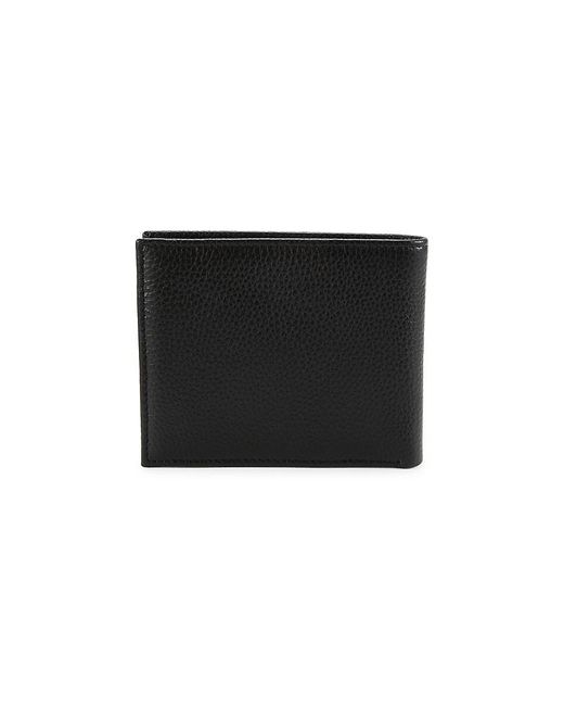 Just Cavalli Black Logo Leather Bifold Wallet for men