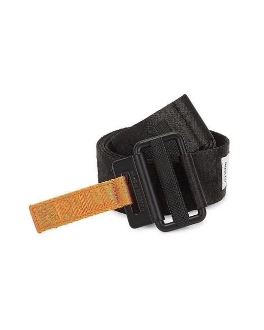 小物 <HERON PRESTON> tape belt [black] HERON PRESTON TAPE BELT 4CM CLASSIC BUCKLE BLACK | eBay