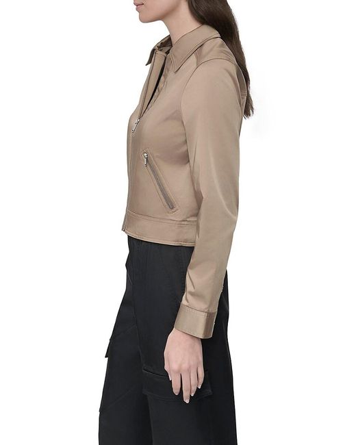 DKNY Blue Point Collar Trucker Jacket