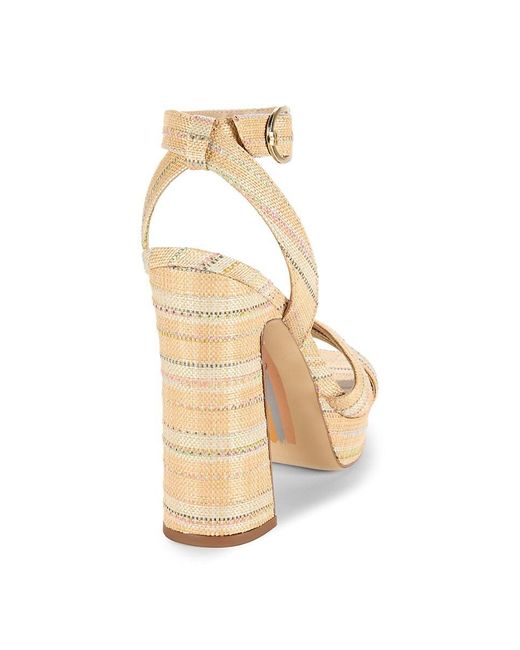 Sam Edelman Metallic Kayna Striped Platform Sandals