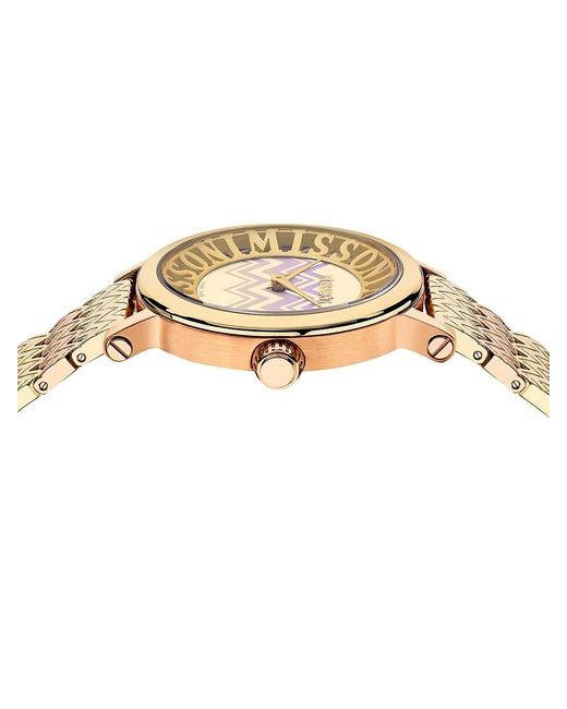Missoni Metallic Melrose 36mm Two Tone Stainless Steel Bracelet Watch