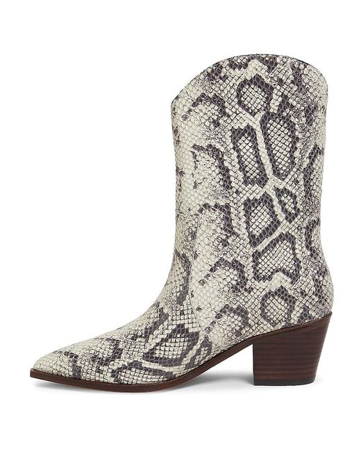 L'Agence Multicolor Claude 60Mm Snake Print Ankle Boots