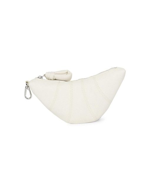Lemaire White Croissant Coin Purse Necklace for men