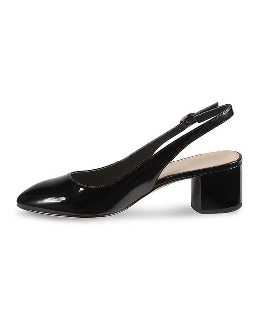 Stuart Weitzman Black 55Mm Patent Leather Pumps
