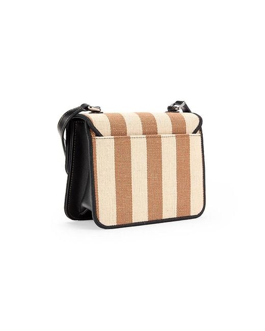 Furla Natural Stripe Crossbody Bag