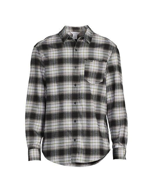 black white and grey flannel